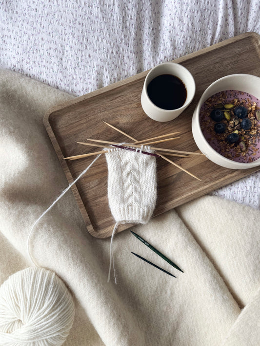 Flettepinner i bjørk, 3 stk