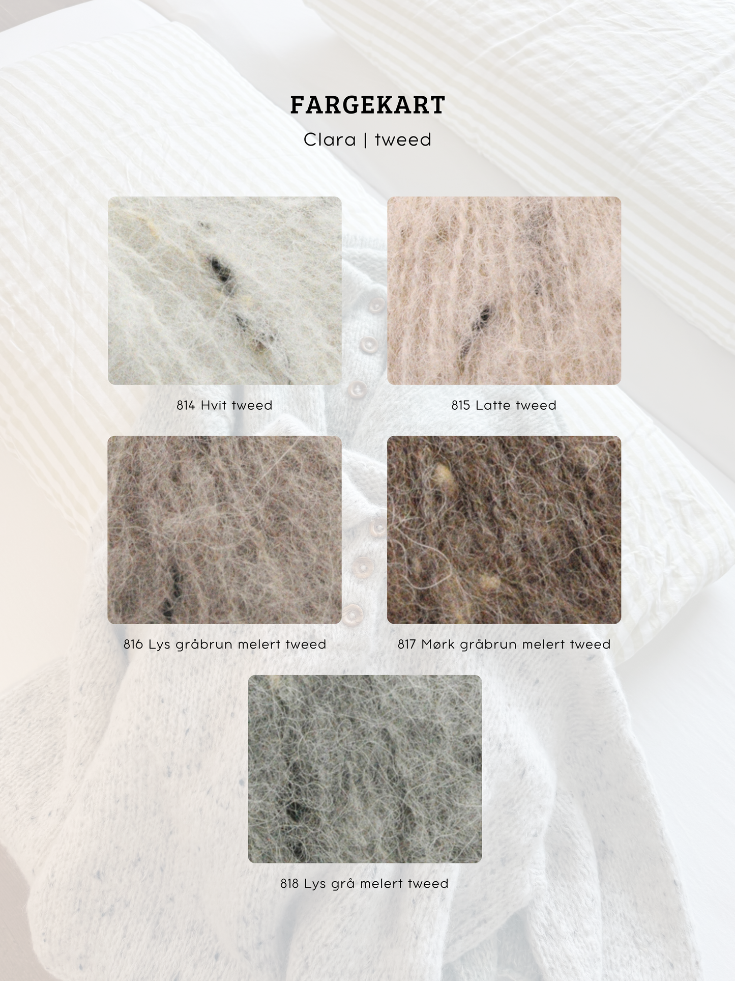 Clara tweed | garnpakke