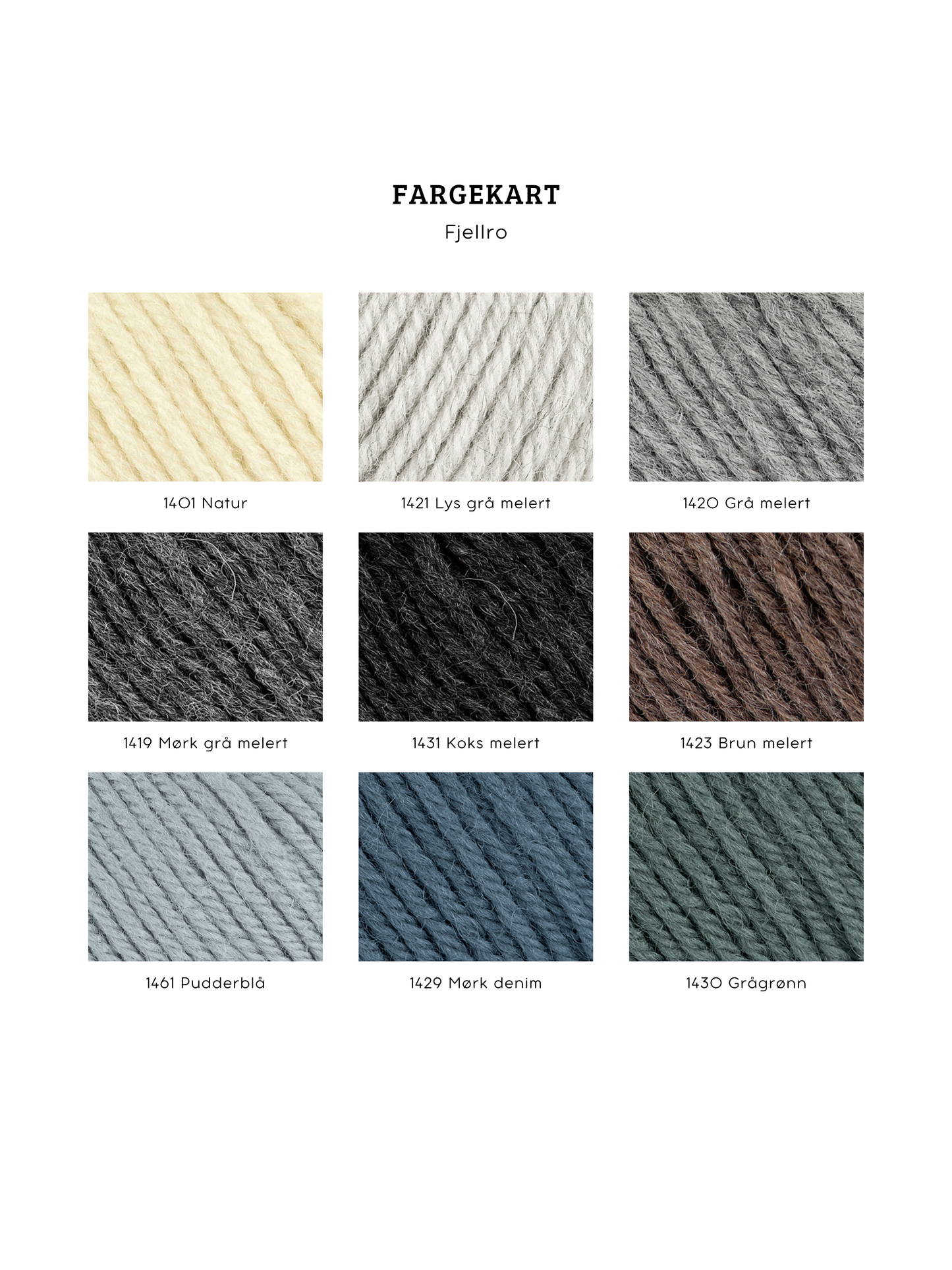 Fjellro | garnpakke