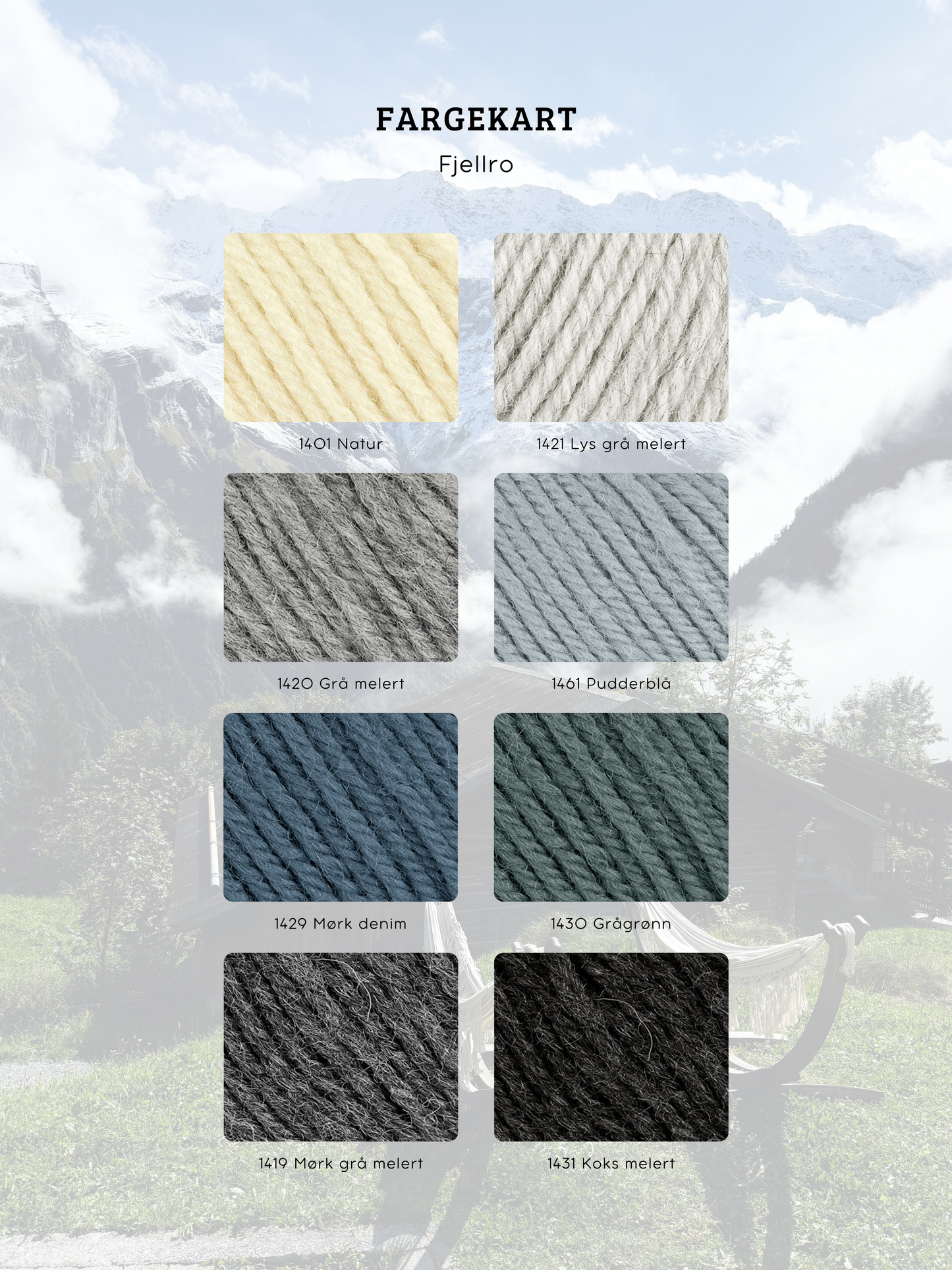 Fjellro | garnpakke