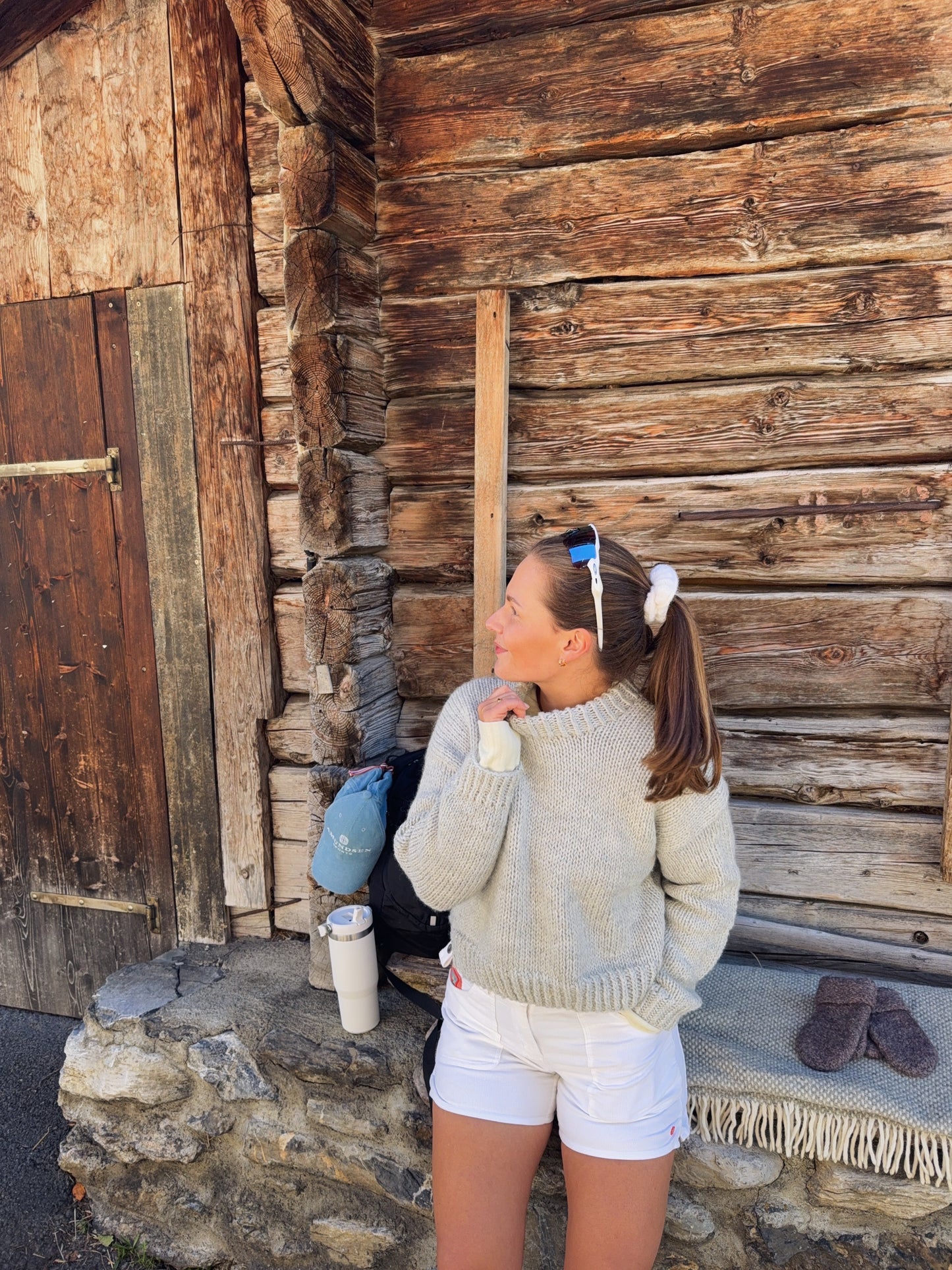 SNØSKY - garnpakke (3 scrunchies)