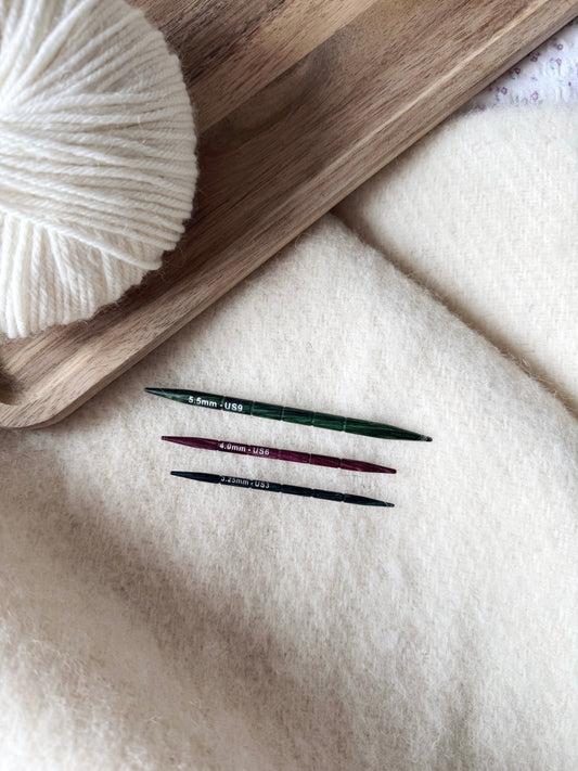 Flettepinner i bjørk, 3 stk