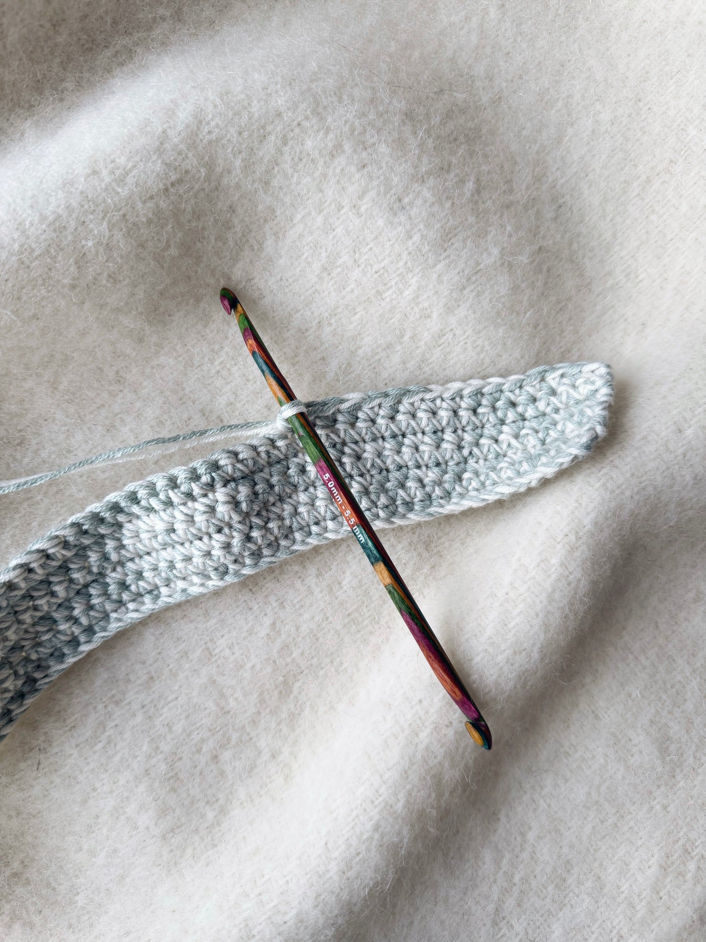 Symfonie heklenåler - dobbeltsidige